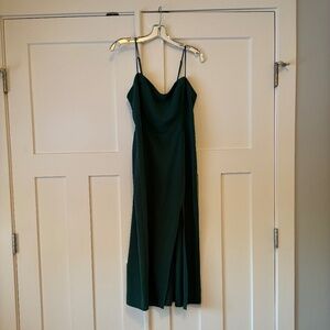 Green Abercrombie and Fitch Slip Dress